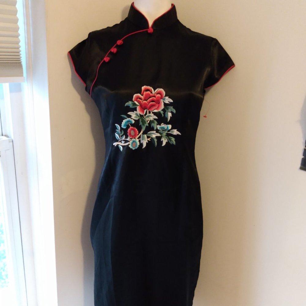 Silk Chinese Cocktail Dress